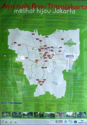 Peta Hijau kota Jakarta